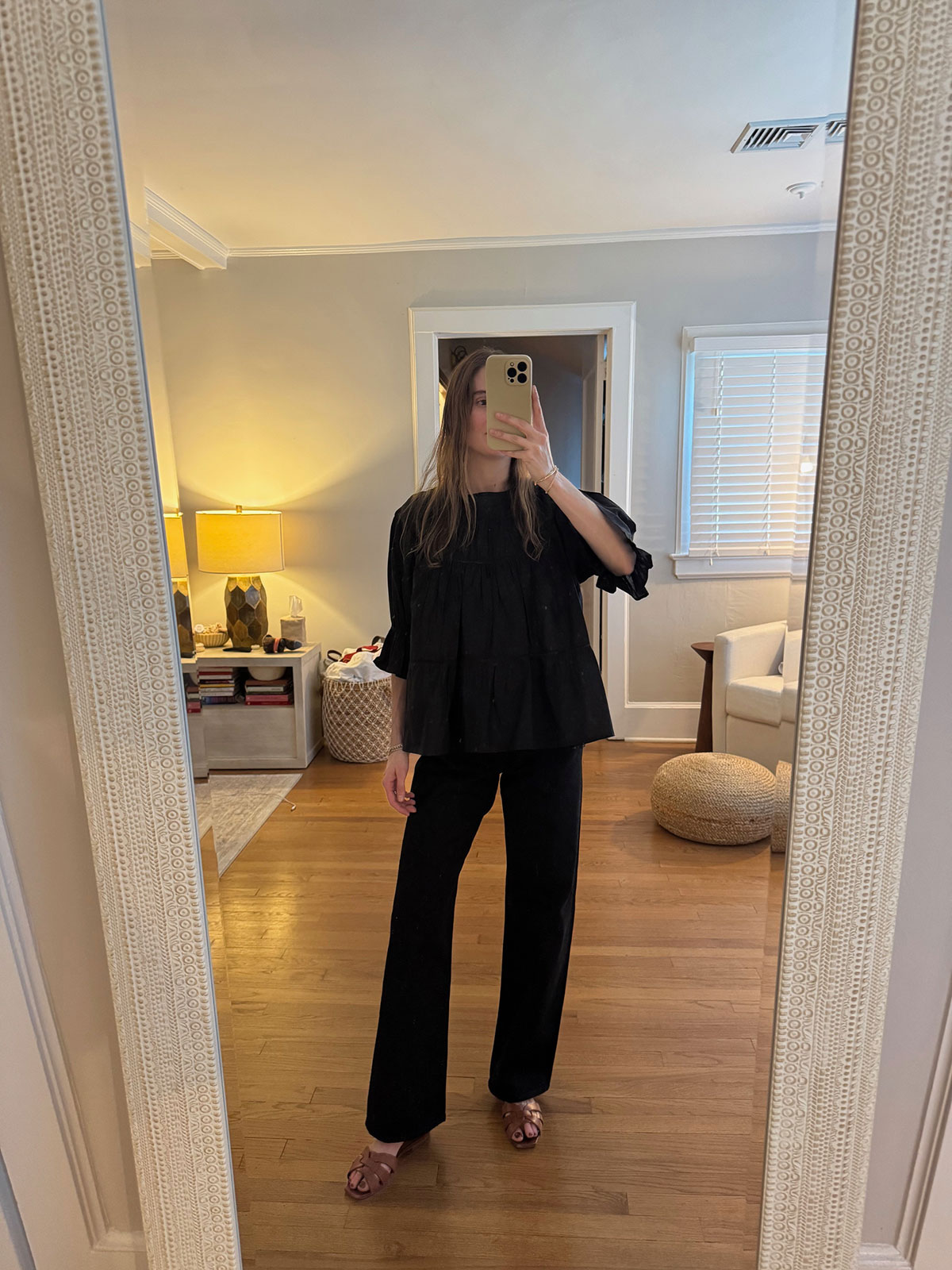 Tessa Faye O'Connell wearing a summer top.