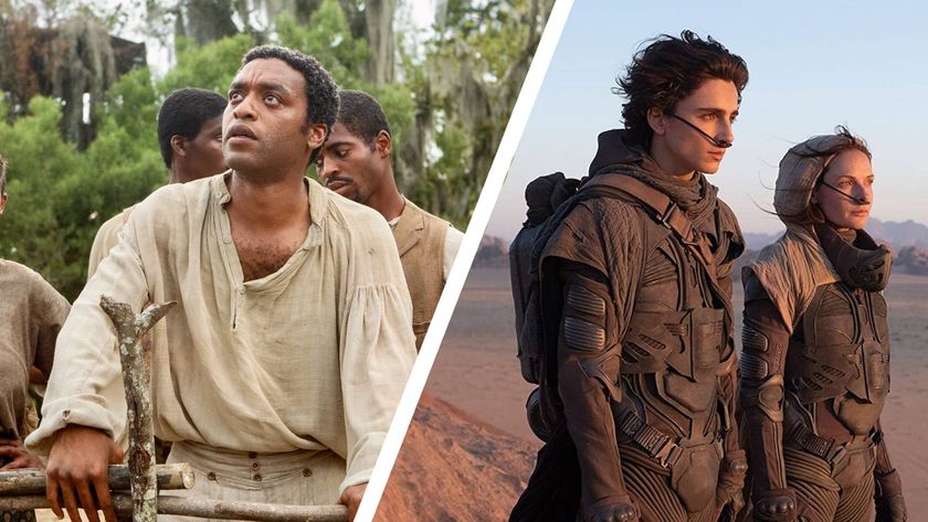Stills from the movies 12 Years a Slave and Dune side by side 