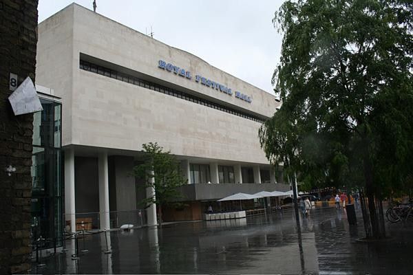 The Royal Festival Hall built for the Festival of Britain in 1951, is pretty unspectacular on the outside, but plays host to some pretty spectacular concerts.