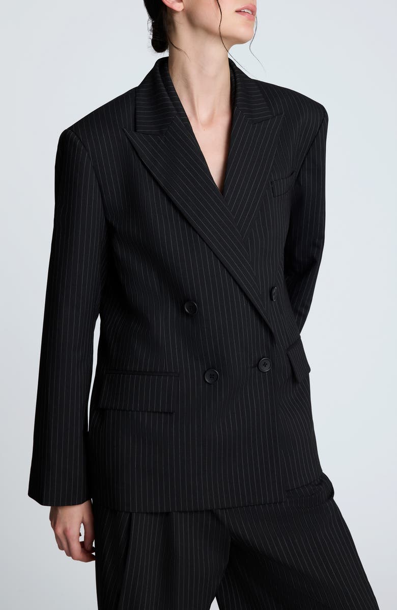 Pinstripe Double Breasted Jacket
