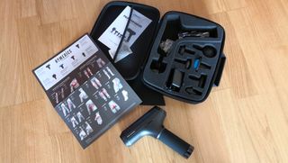 HoMedics Pro Physio Massage Gun with case and instructions