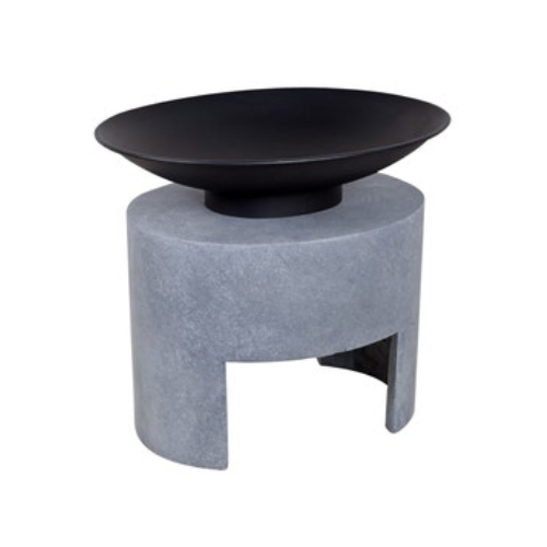 Ivyline Cement Firebowl and 30cm Oval Base