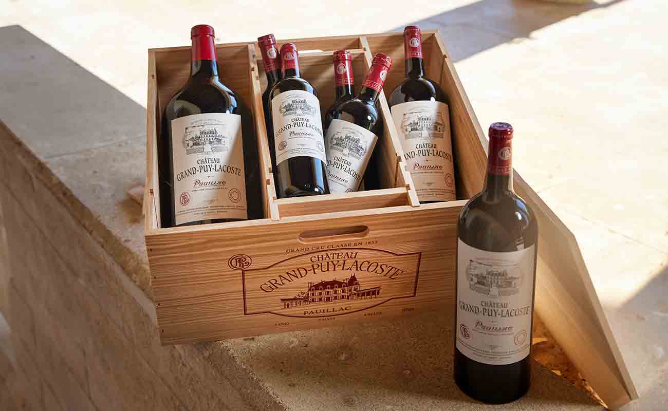 Ch&amp;acirc;teau Grand-Puy-Lacoste and Lacoste Borie wines in &amp;lsquo;Variation Cases&amp;rsquo;