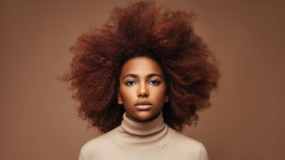 Woman with afro - afro hair