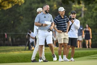 Peter Finch and Luke Kwon (right) after the 2024 Creator Classic at East Lake