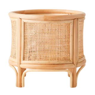 A rattan planter