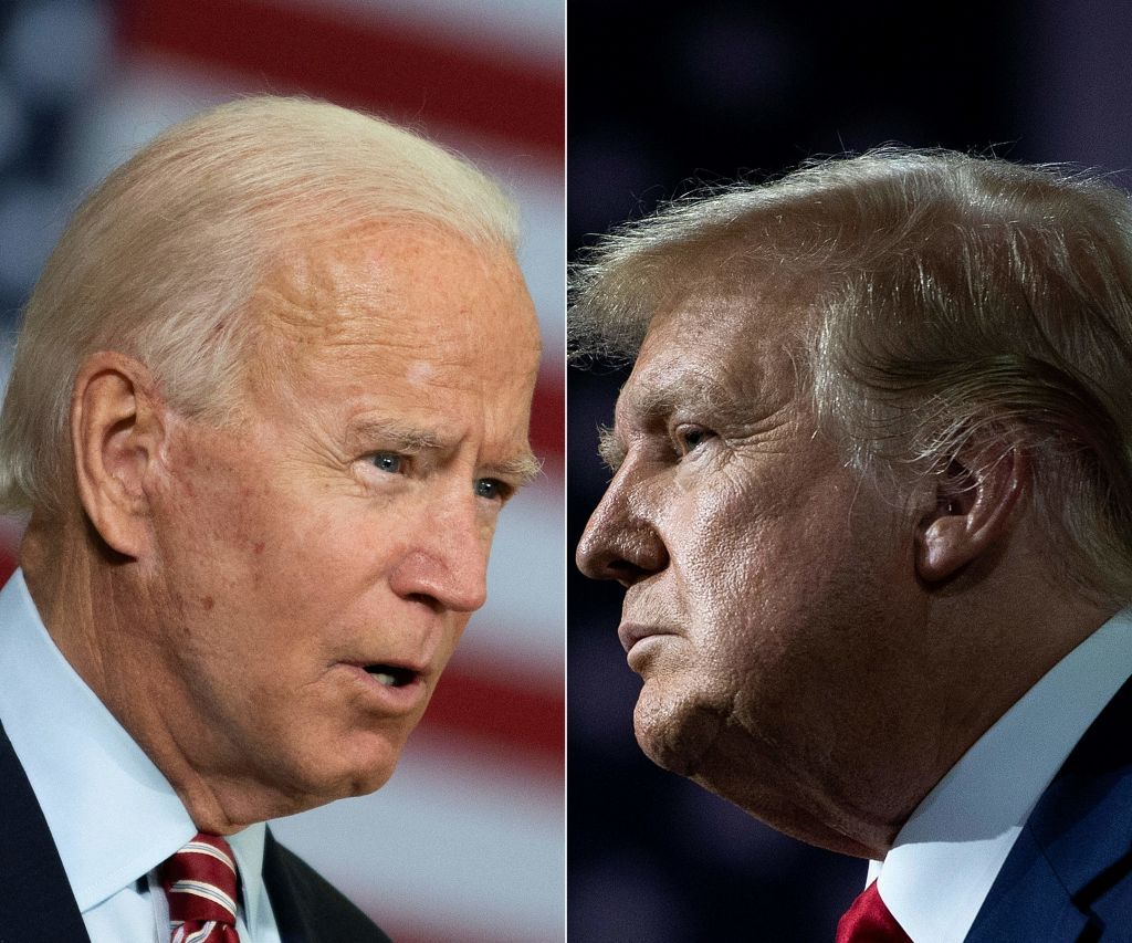 Joe Biden and Donald Trump.