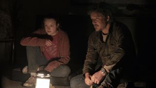 (L to R) Bella Ramsey as Ellie and Pedro Pascal as Joel in The Last of Us episode 5