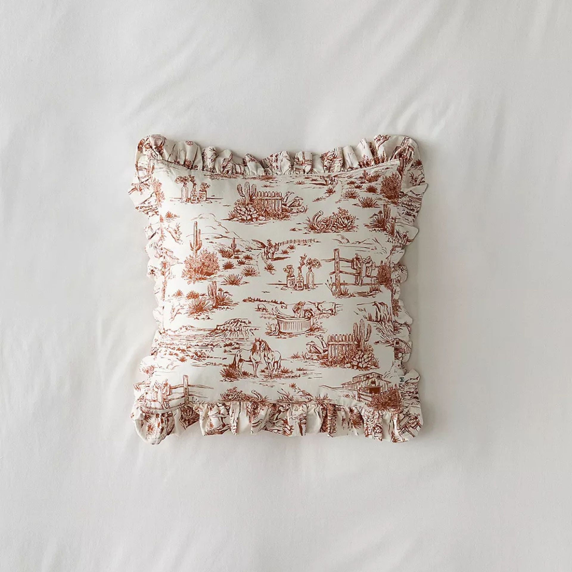 toile cushion urban outfitters