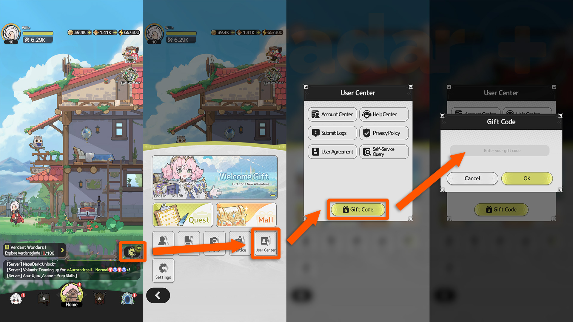 How to redeem Sword x Staff codes
