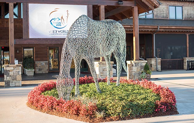 A horse lover’s dream: from the statue outside the main Legends Bar to the horse shoe coat hooks in the loos, this is a haven for equestrians