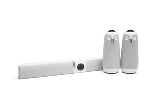 The new Owl Bar videoconferencing solution in white.
