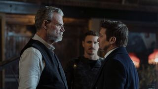 Yorick van Wageningen and Jeremy Renner in Mayor of Kingstown