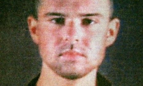 John Walker Lindh, seen here in an undated police photo, was arrested in 2001 as a terrorism suspect, and remains in custody today.