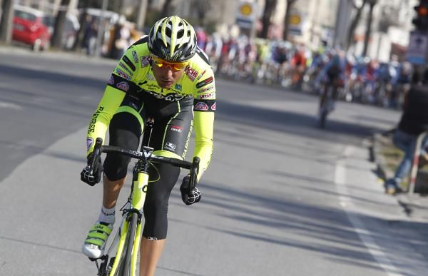 Leonardo Giordani (Farnese Vini) on the attack.