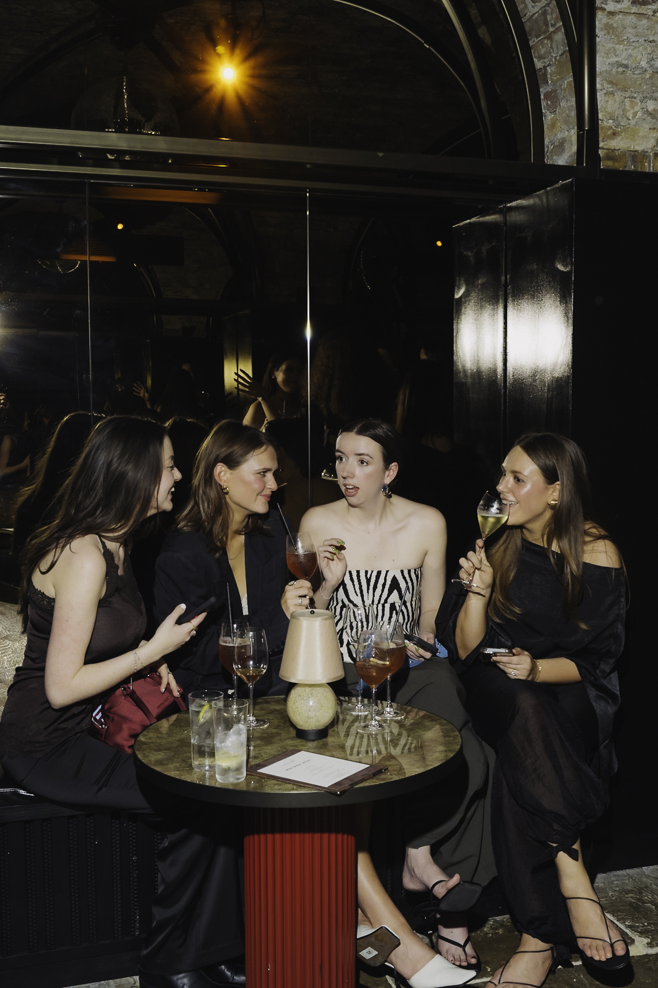 An image from Who What Wear UK's 10 year anniversary party, hosted at Kiyori Bar at Aki London on February 19, 2026 in London, England