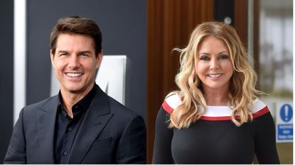 Carol Vorderman and Tom Cruise