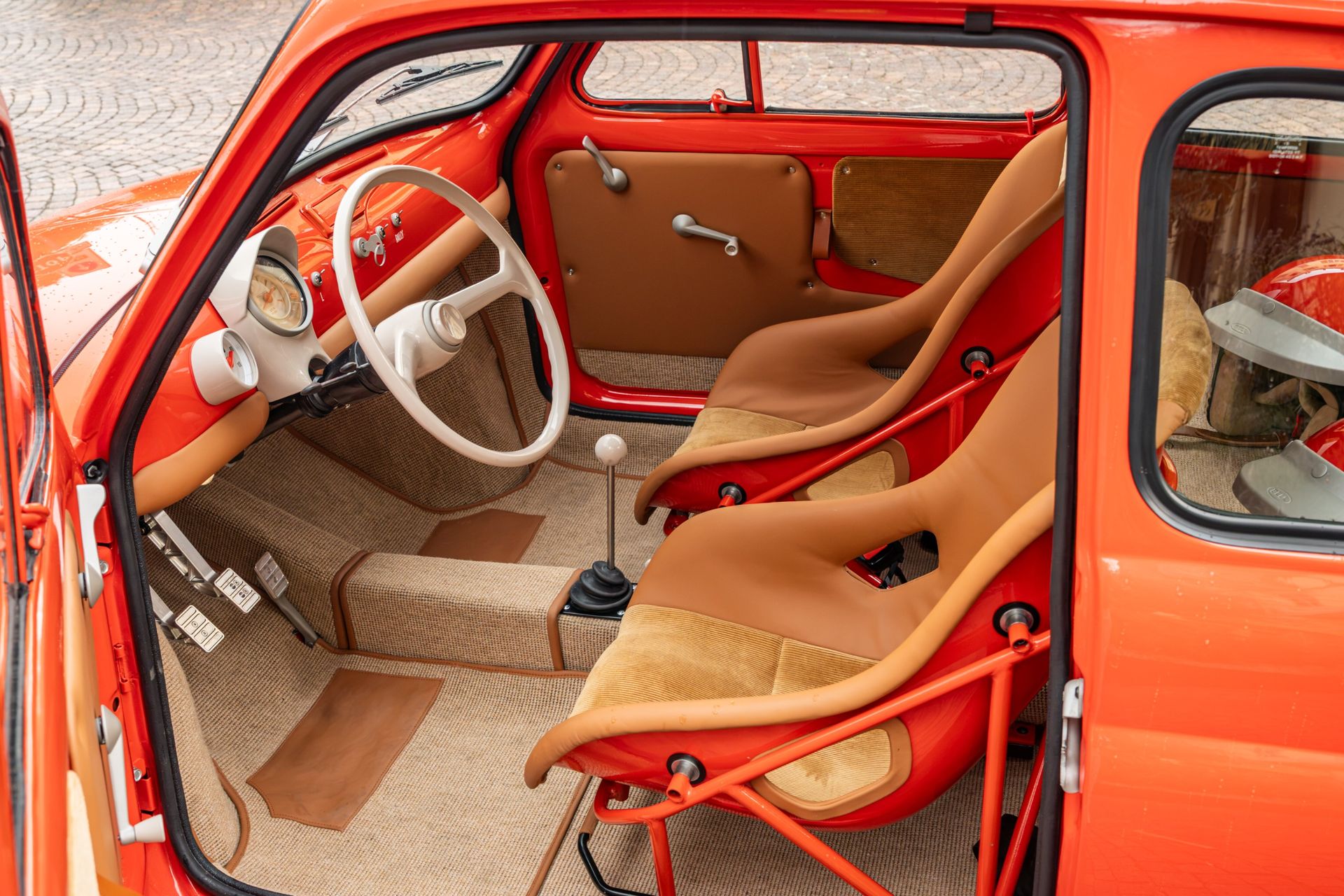 The interior has new bucket seats