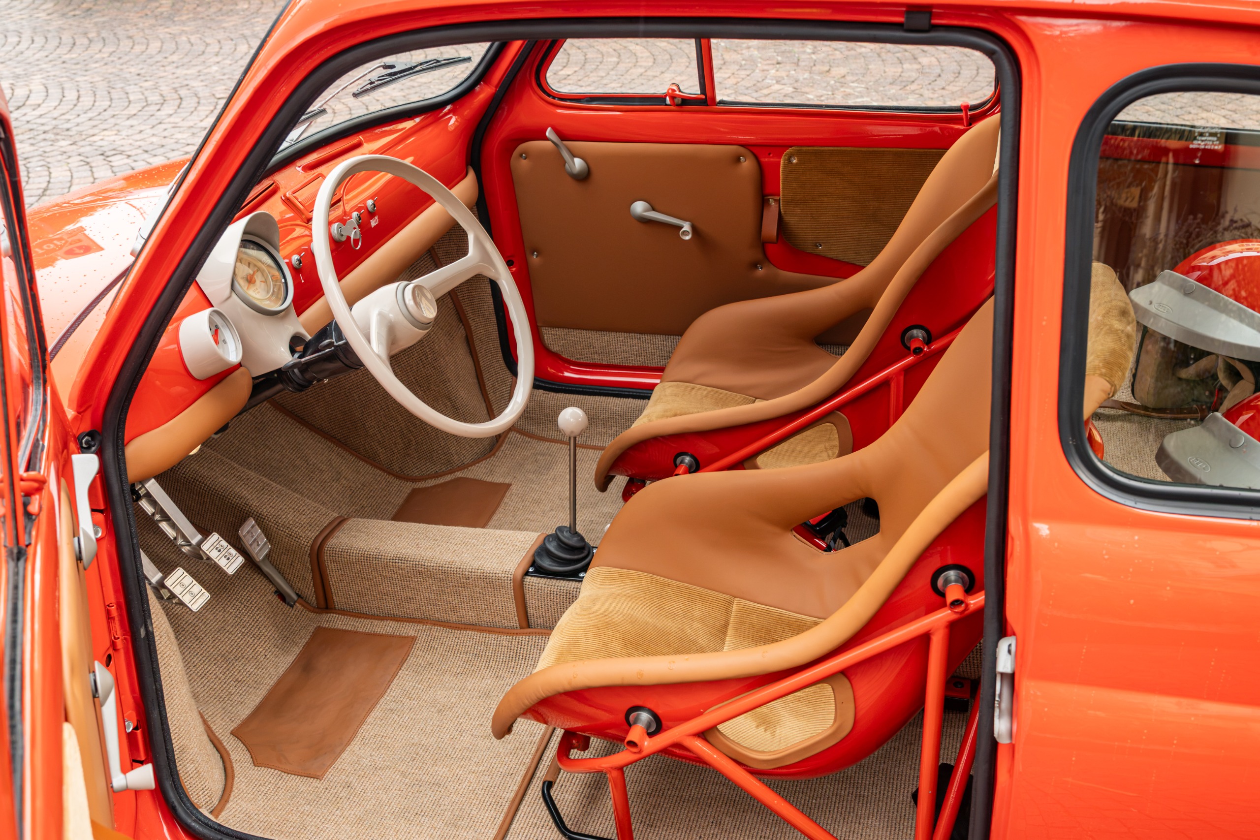 The interior has new bucket seats