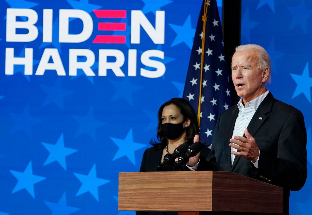 Joe Biden and Kamala Harris.