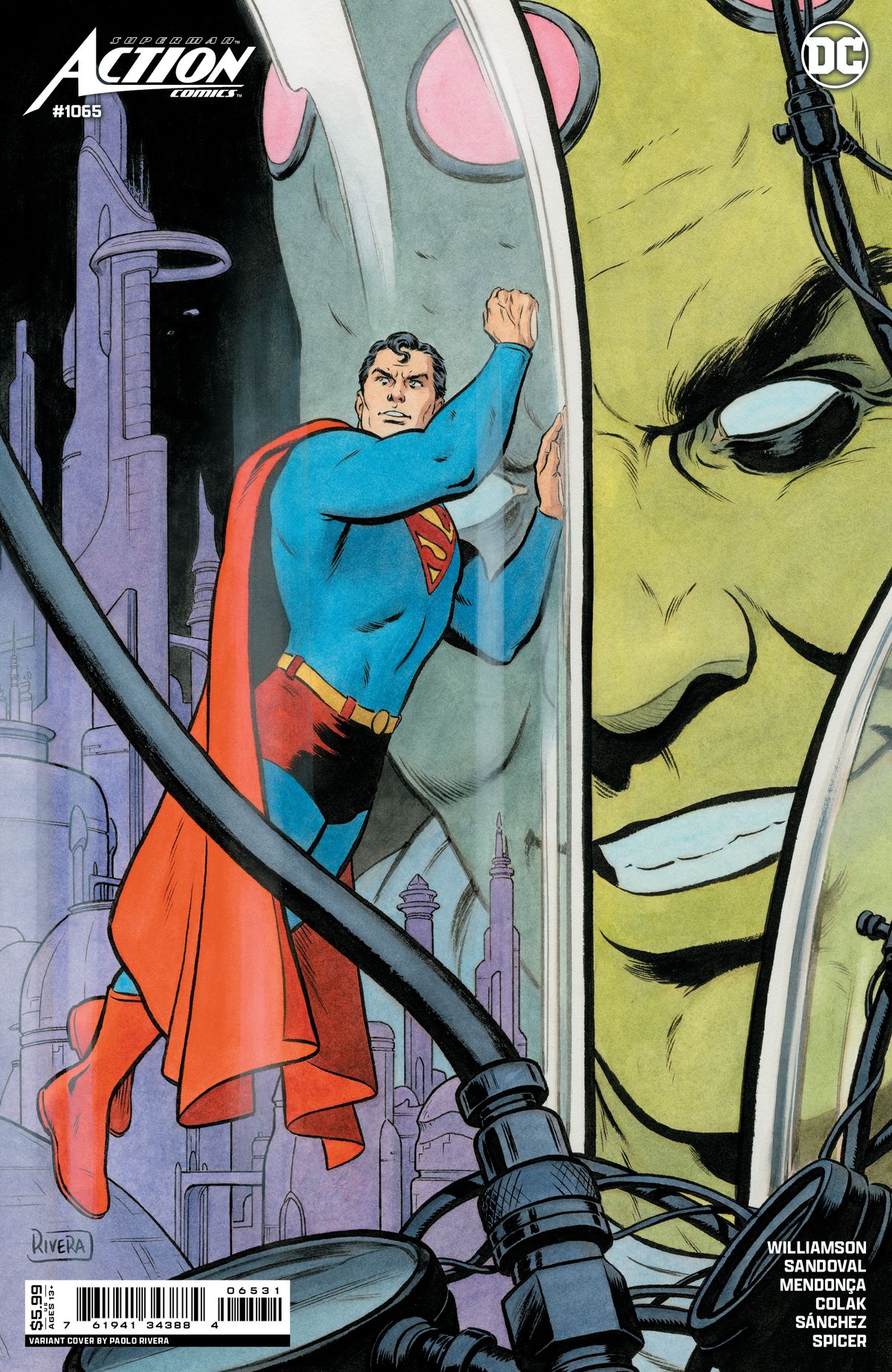 Covers from Action Comics #1065.