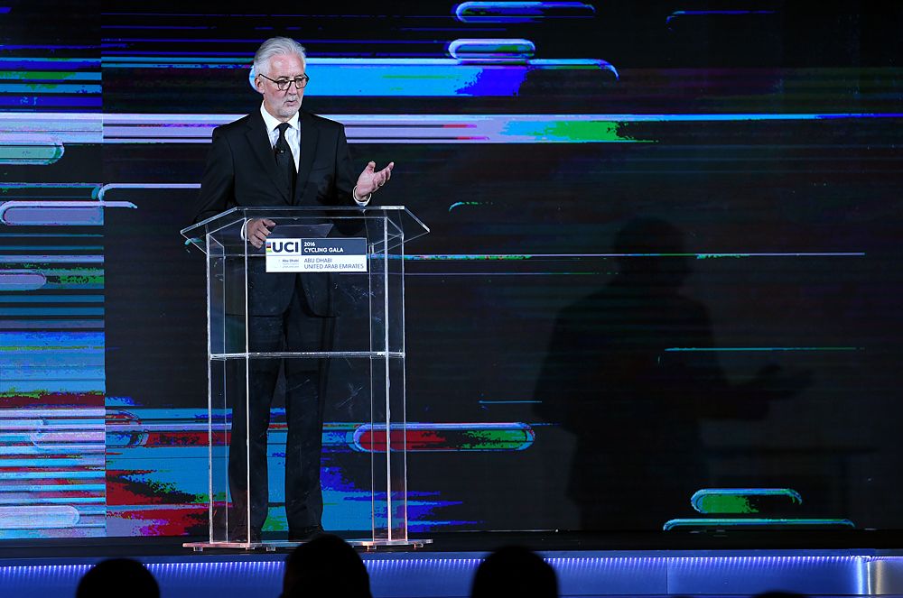 2016 UCI Gala in Abu Dhabi - UCI President Brian Cookson