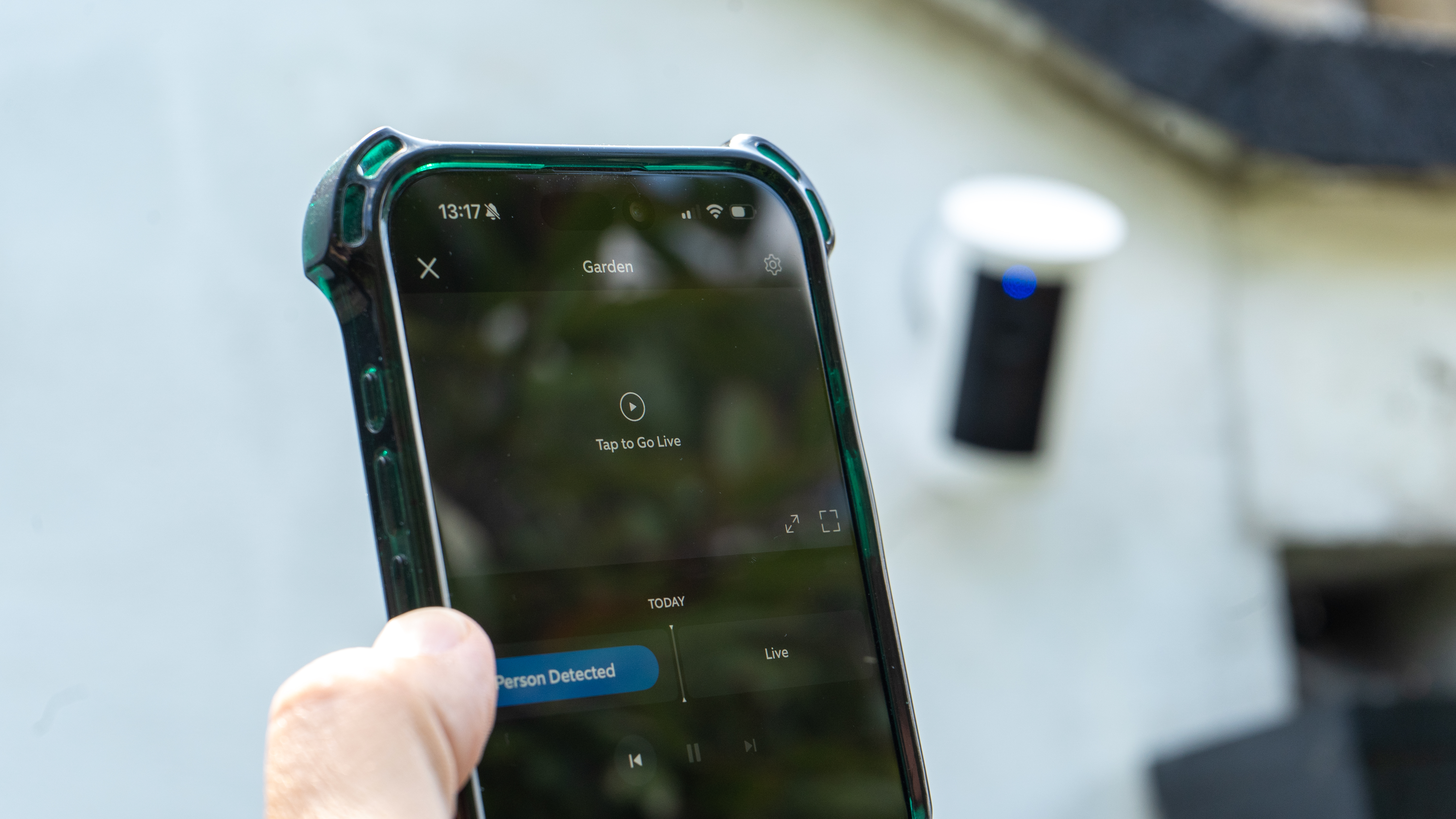 Ring Outdoor Camera Plus on house