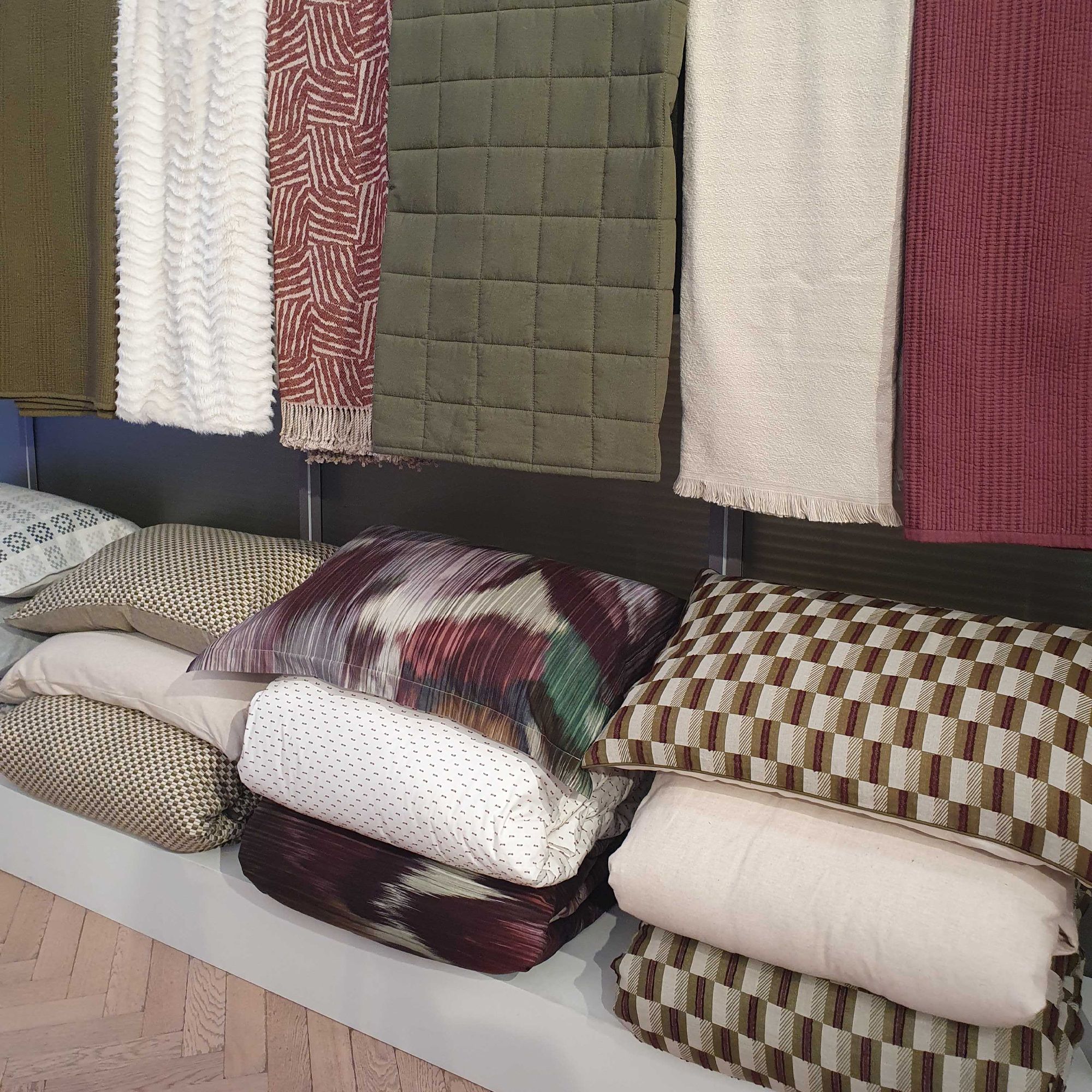 M&S Press Show featuring the AW26 bedding collection