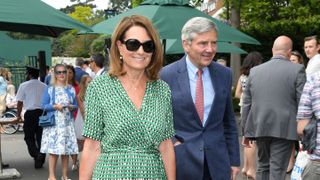 Mike and Carole Middleton at Wimbledon