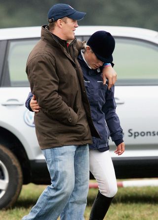 Mike and Zara Tindall in 2005