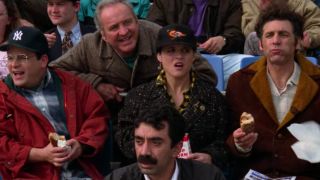 George, Elaine, and Kramer in Seinfeld