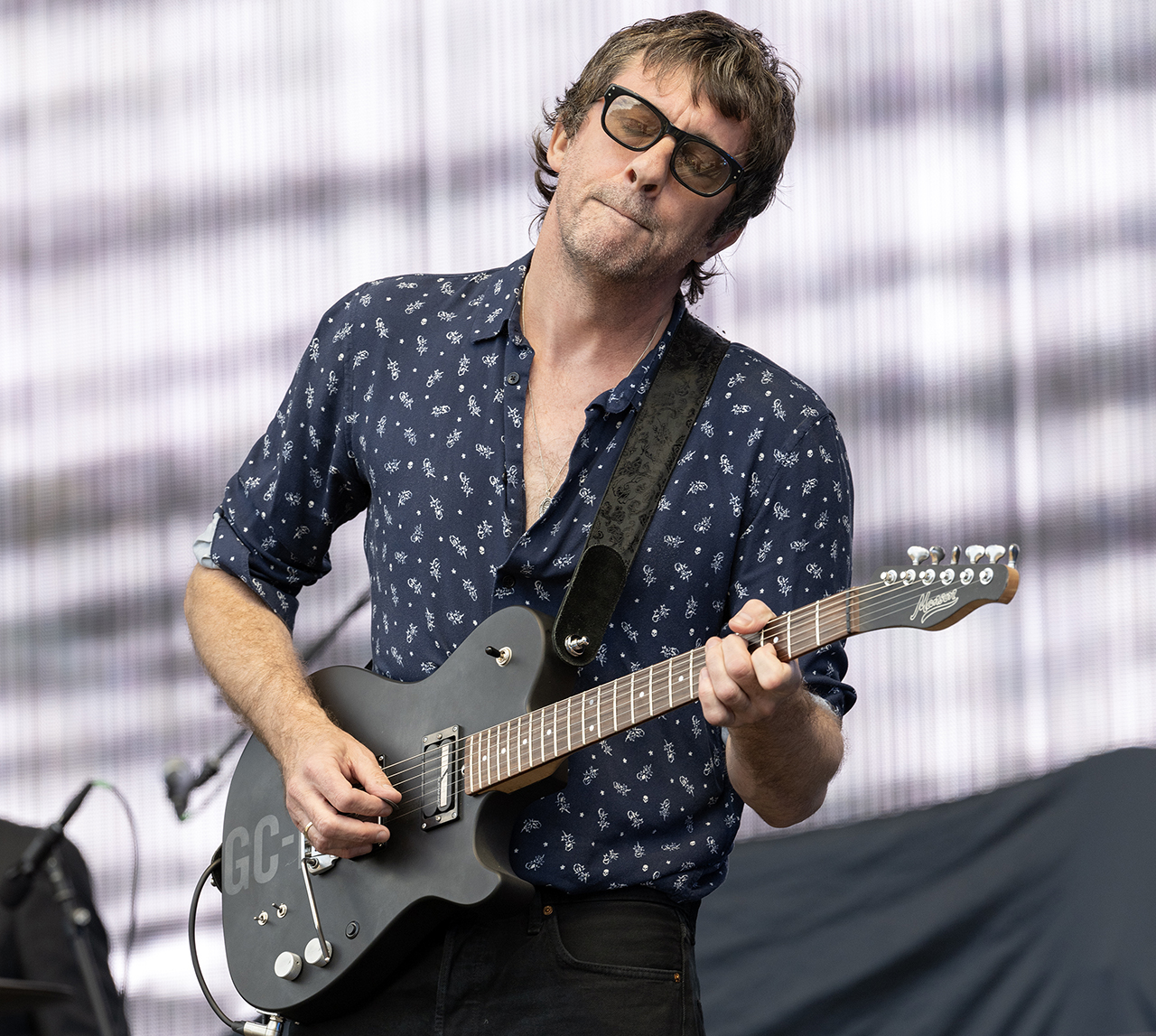 Graham Coxon of The Waeve performs at Warwick Castle on July 21, 2024 in Warwick, England.