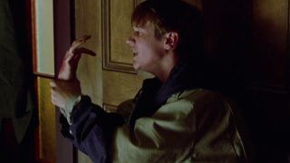 Devon Sawa's Anton tries to keep control over his possessed hand.