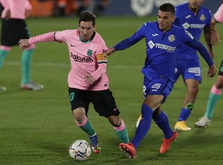 Lionel Messi could not help Barcelona avoid a surprise defeat at Getafe