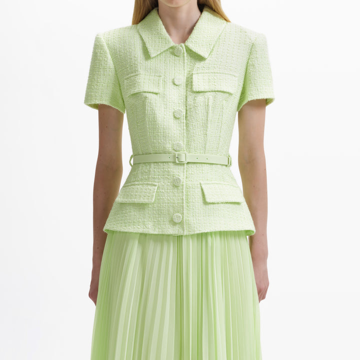 Kate Middleton dazzles in the perfect lime green Self-Portrait dress | Woman & Home Kate Middleton dazzles in the perfect lime green Self-Portrait dress | Woman & Home