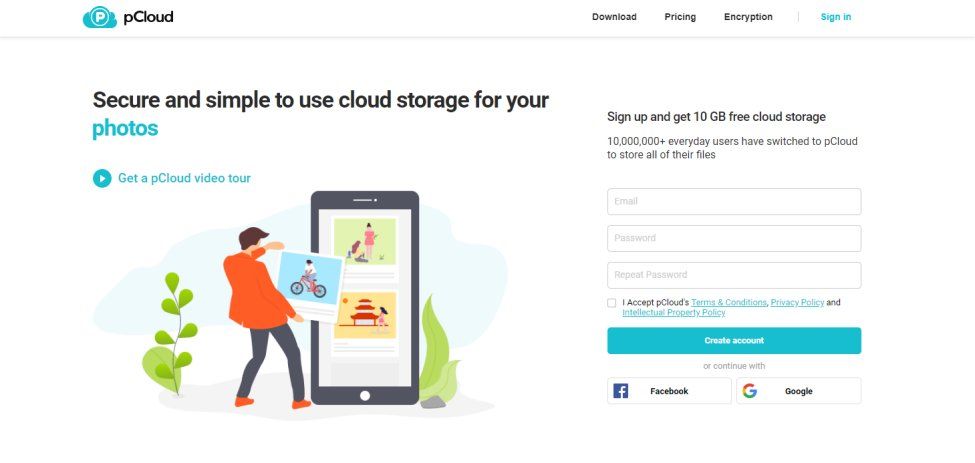 pCloud cloud storage review
