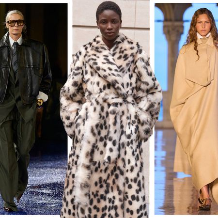 the 2025 coat trends at Burberry, Saint Laurent, Givenchy, Max Mara