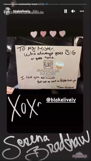 Blake Lively's Instagram story - Magnolia Bakery
