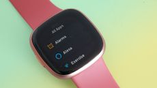 Fitbit Versa 4 on wrist