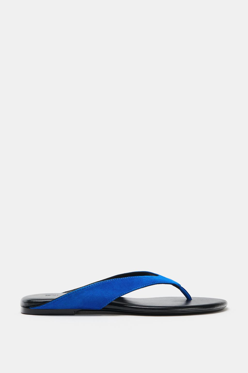 Zara, Flat Leather Sandals
