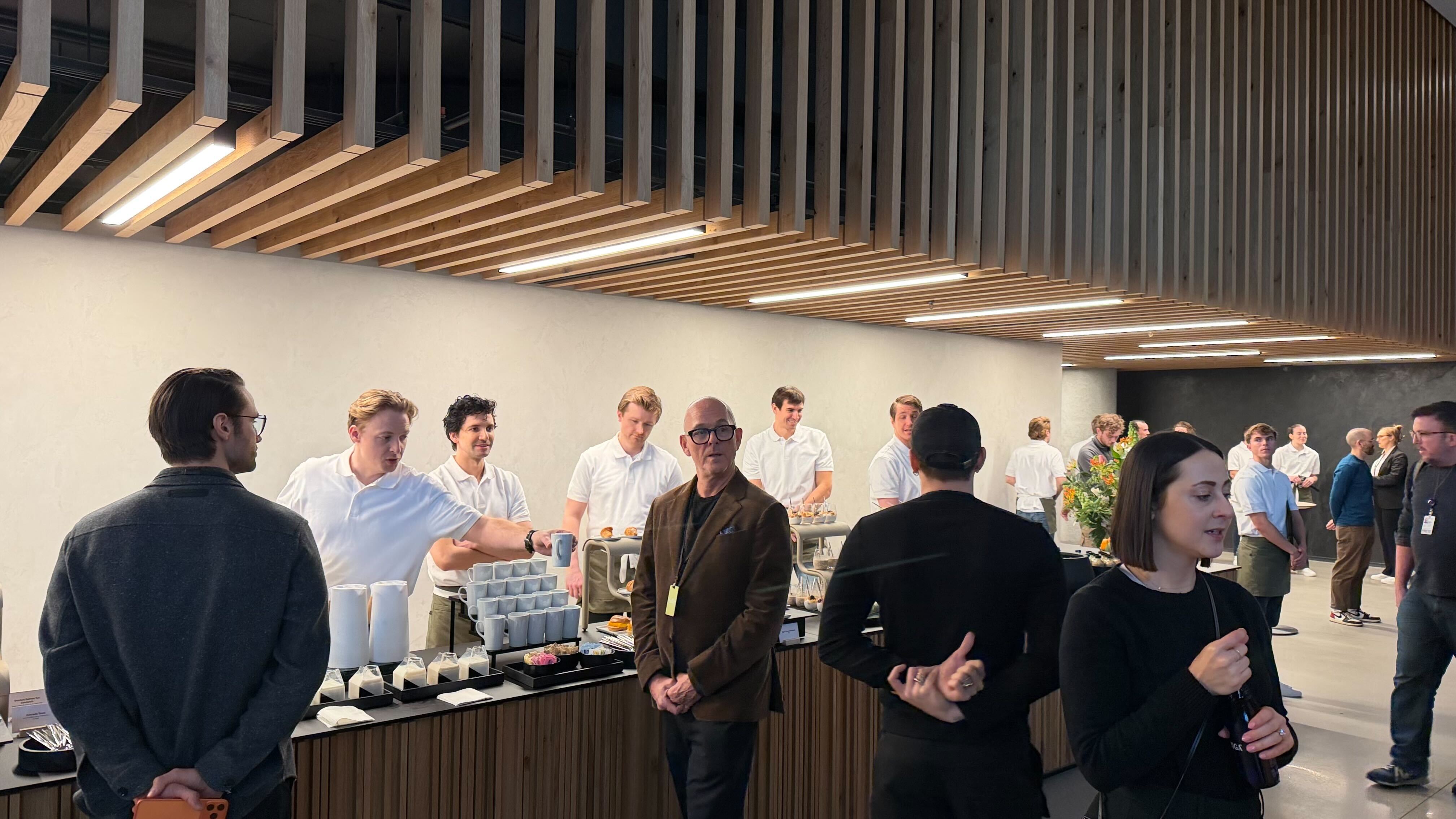 apple event interior and press pass