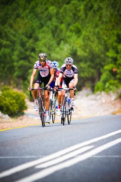 A four-man breakaway on stage 6