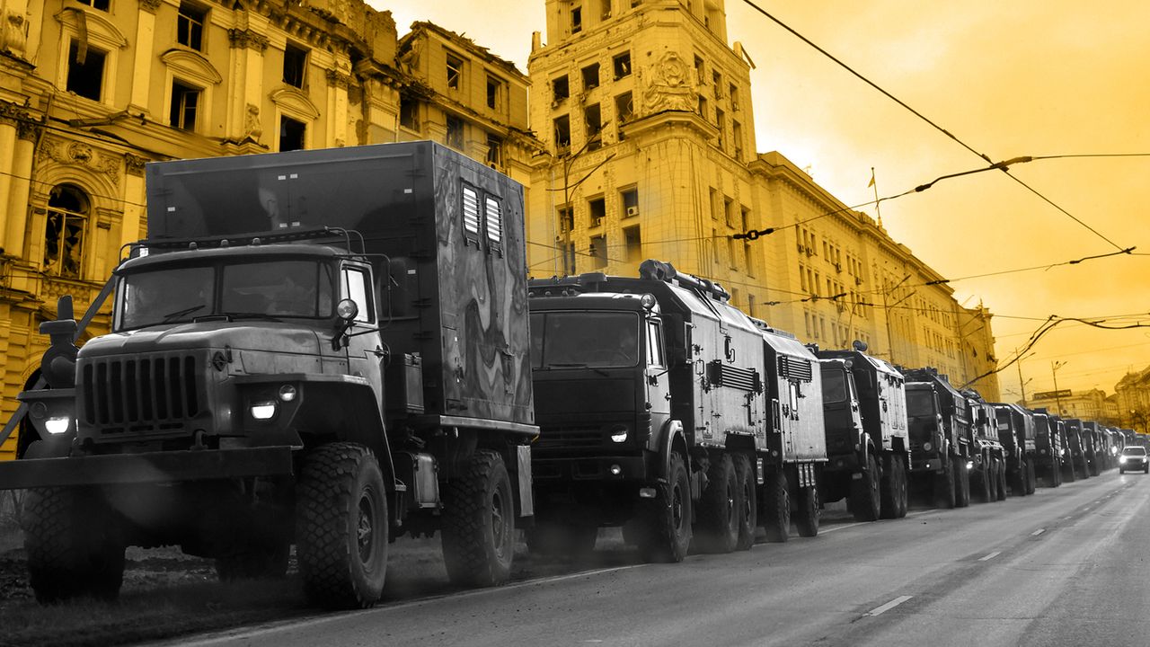 Russian military vehicles