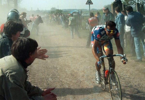 The greatly missed Franco Ballerini was one of Mapei's most iconic riders