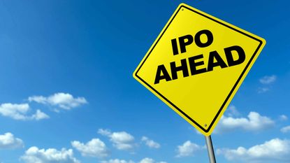 upcoming ipos ahead on yellow street sign