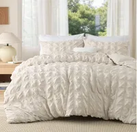 Bedsure Bedsure Double Duvet Cover Set - Seersucker Bedding