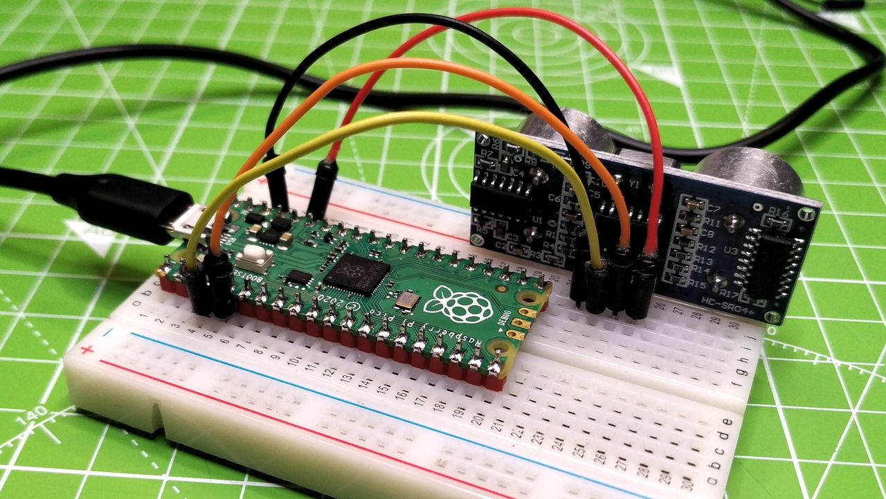 Ultrasonic Sensor with Raspberry Pi Pico