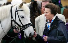 Princess Anne during a visit to Ambury Park in Auckland, to attend a session of riding for the disabled