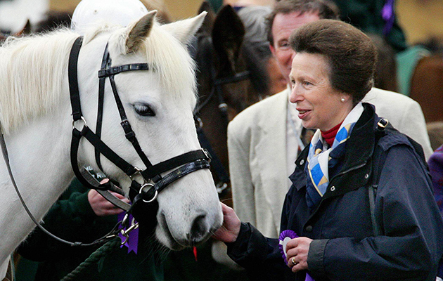 Princess Anne during a visit to Ambury Park in Auckland, to attend a session of riding for the disabled