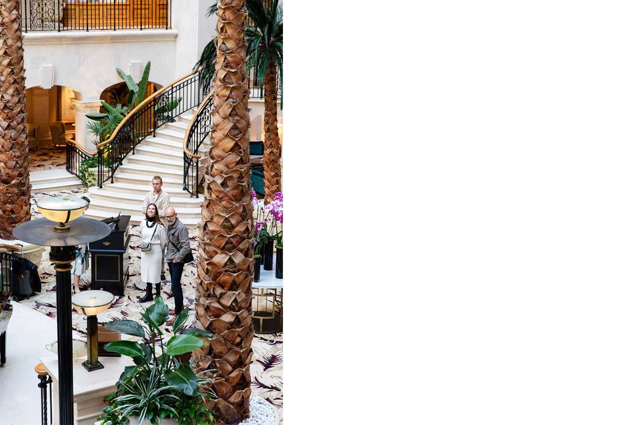 Lobby of The Landmark hotel in London